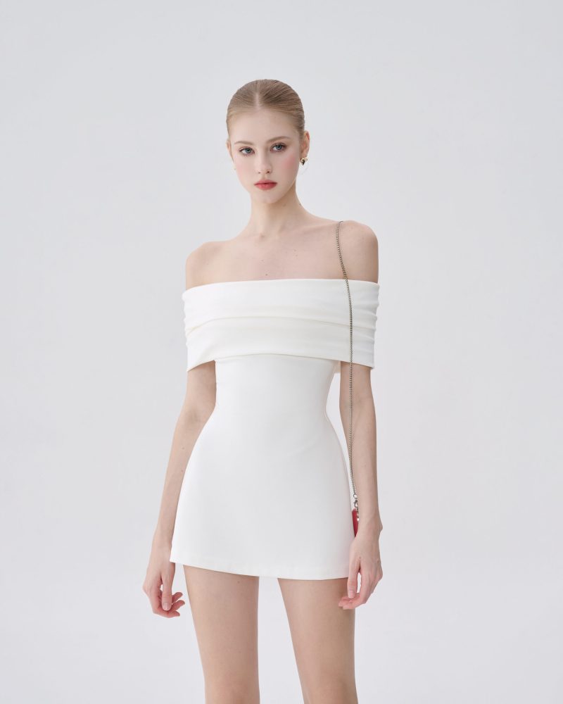 NIA off-the-shoulder dress